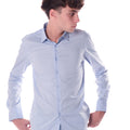 Camicia Slim Uomo Celeste TE002CELESTE TELAMIRA