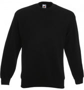 Felpa Girocollo Classic Unisex Nera fruitgirocolloNERO FRUIT OF THE LOOM