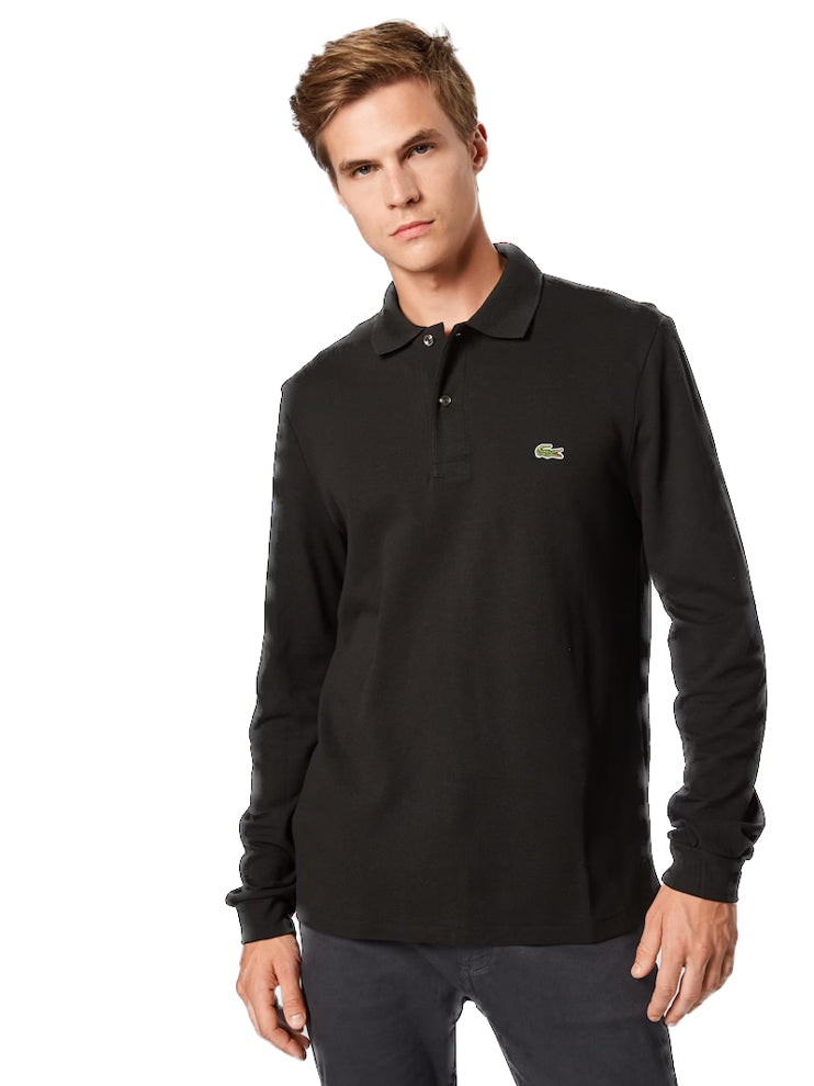 Polo Manica Lunga Uomo L1312NERO LACOSTE