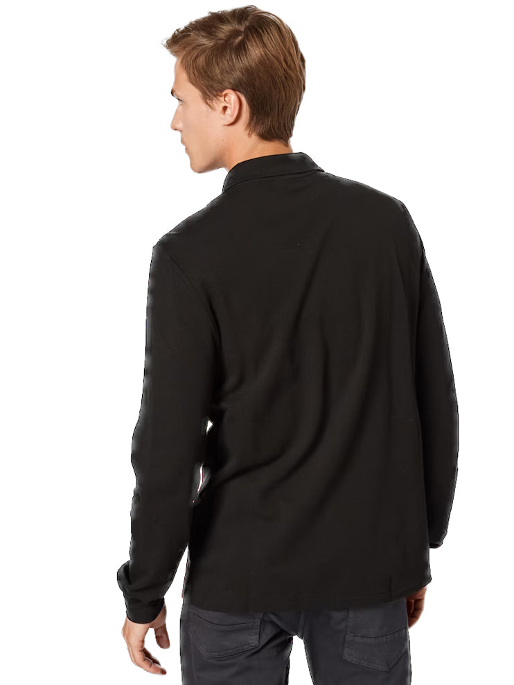 Polo Manica Lunga Uomo L1312NERO LACOSTE