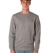 Felpa Logo Uomo ML424VOGMID GREY LYLE & SCOTT