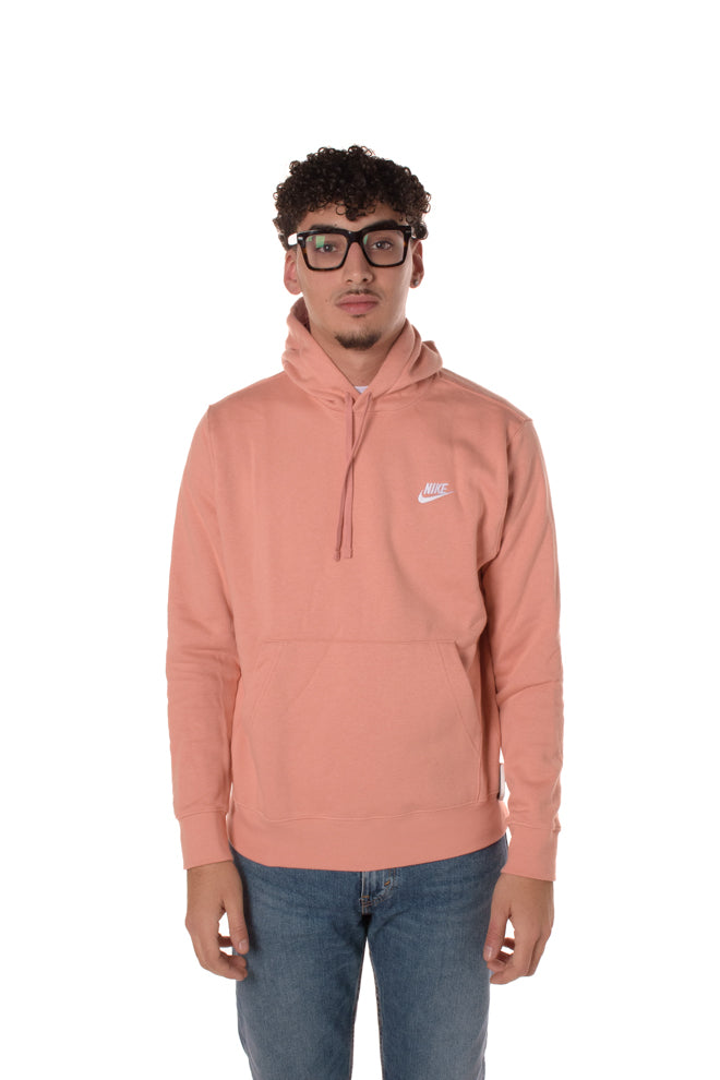 Felpa Club Uomo BV2654-824ROSA NIKE