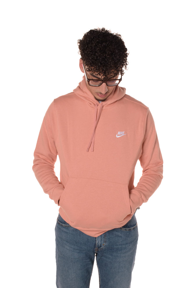 Felpa Club Uomo BV2654-824ROSA NIKE