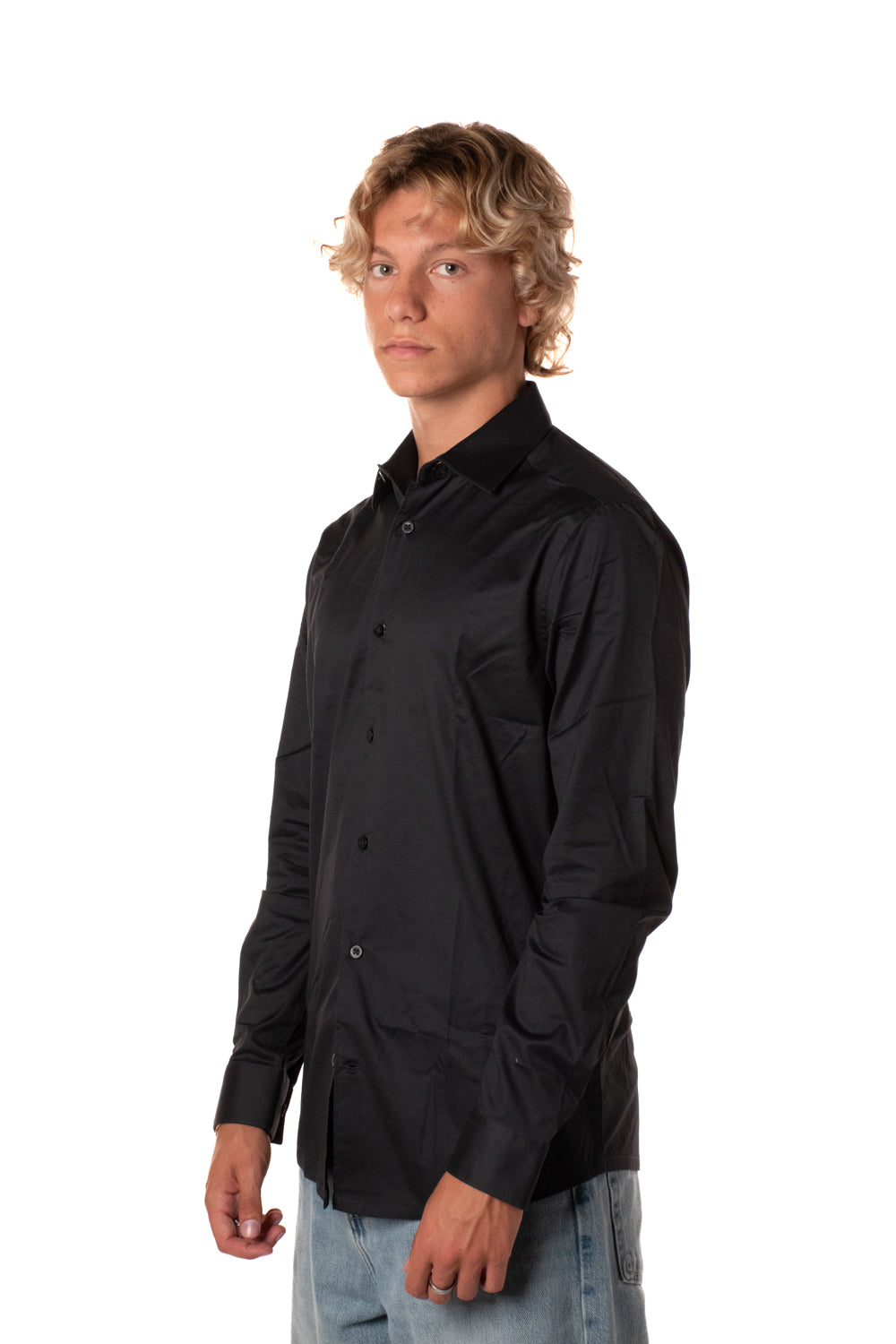 Camicia Twill Uomo 22029760NERO ONLY & SONS