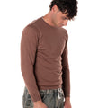 Maglia Lana Uomo MV-040CACAO TELAMIRA