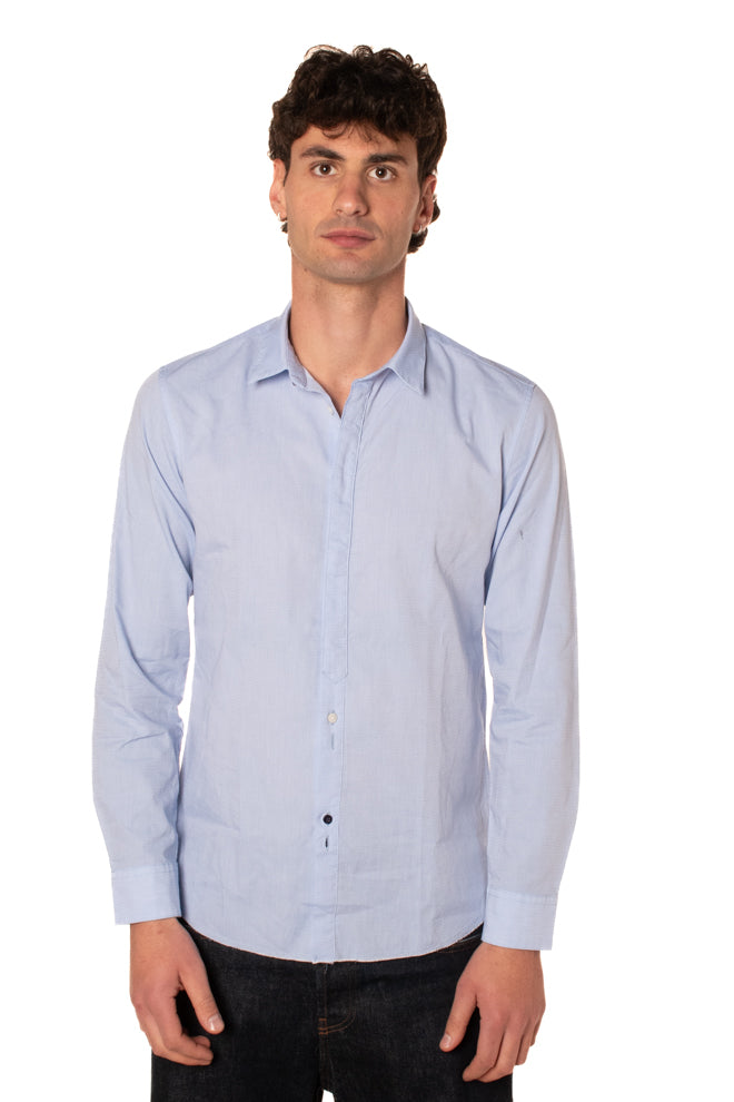 Camicia Basic Uomo M252115CELESTE BERNA