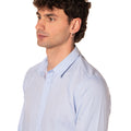 Camicia Basic Uomo M252115CELESTE BERNA