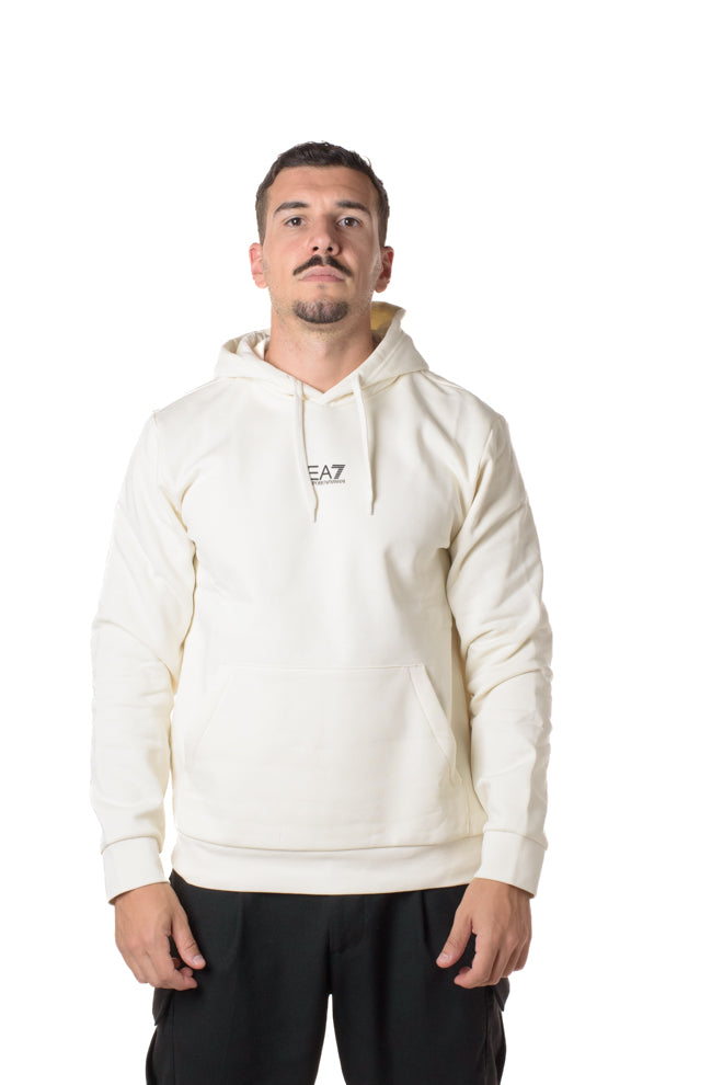 Felpa Script Uomo 8NPM37BEIGE EA7