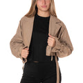 Trench Crop Donna LC240431BEIGE LUMINA