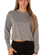 Tshirt Melle Glitter Donna 15357717GRIGIO ONLY