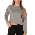 Tshirt Melle Glitter Donna 15357717GRIGIO ONLY