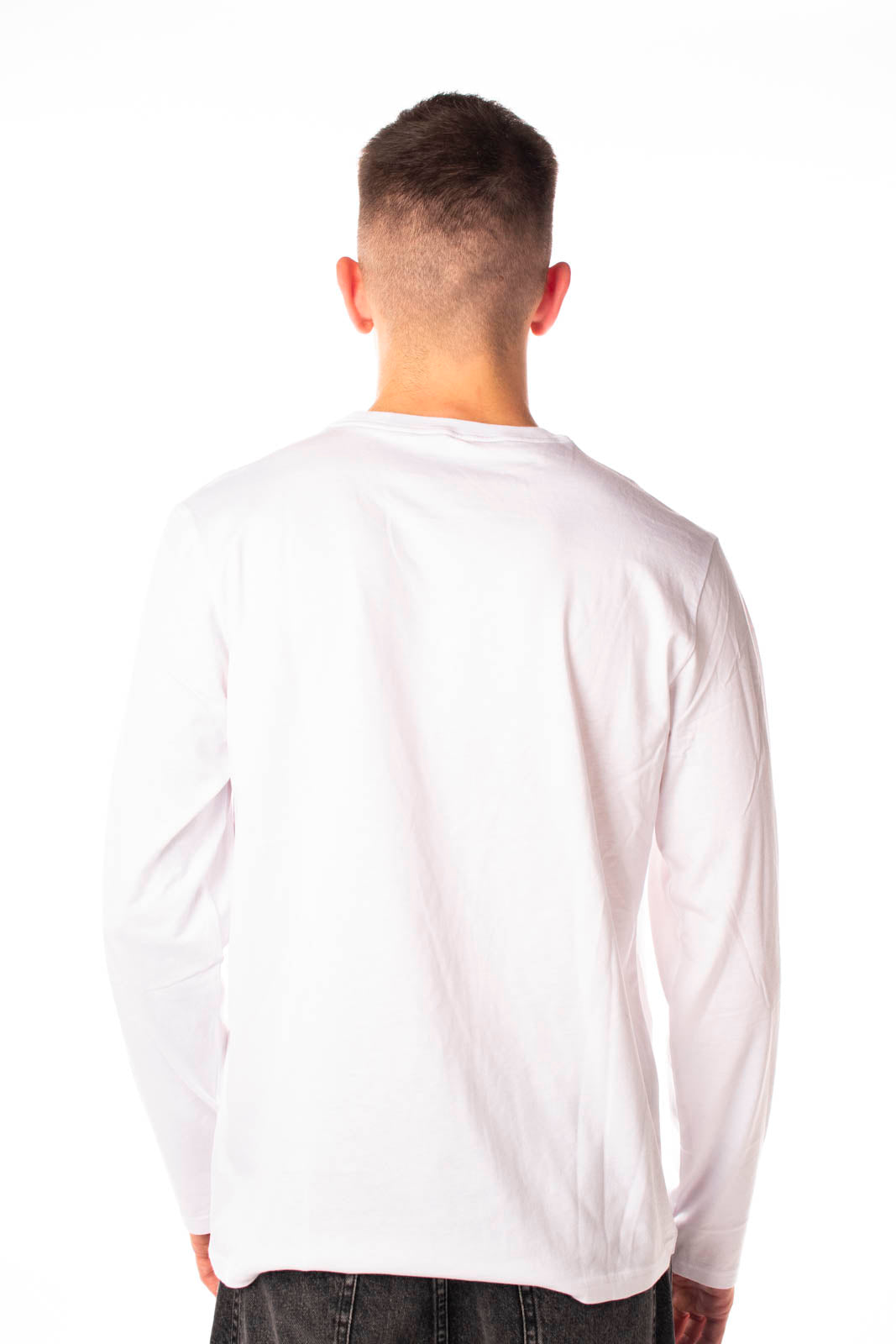 Polo Ralph Lauren Tshirt L/s Logo Uomo 44759004BIANCO POLO RALPH LAUREN