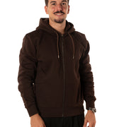 Felpa Zip Cappuccio Uomo 