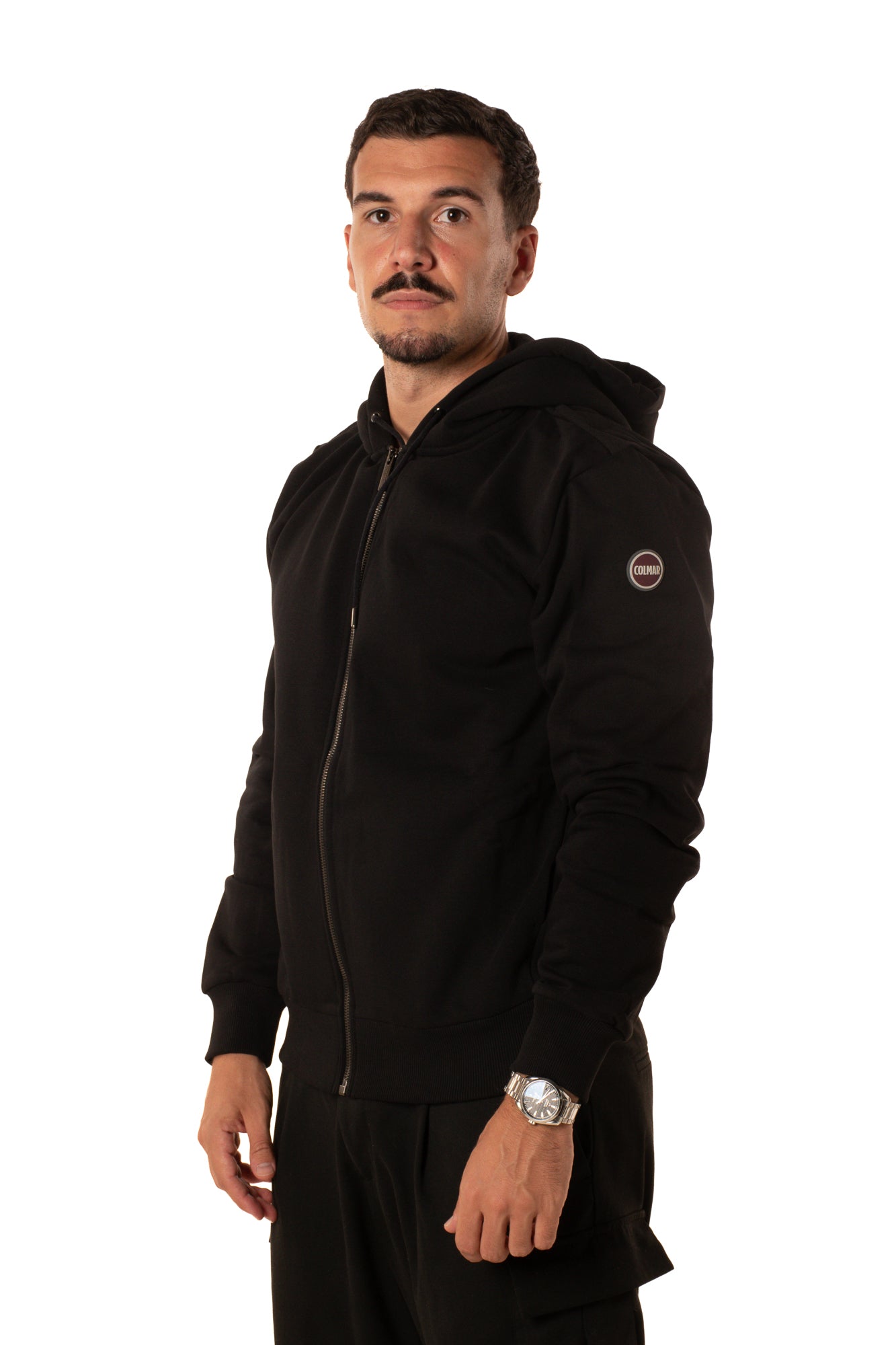 Felpa Zip Cappuccio Uomo 