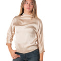Blusa Collo Alto Donna 
