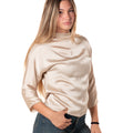 Blusa Collo Alto Donna 