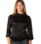 Blusa Collo Alto Donna 