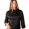 Blusa Collo Alto Donna 
