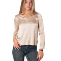 Blusa Scollo V Donna 