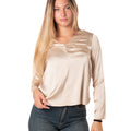 Blusa Scollo V Donna 