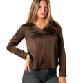Blusa Scollo V Donna 