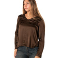 Blusa Scollo V Donna 