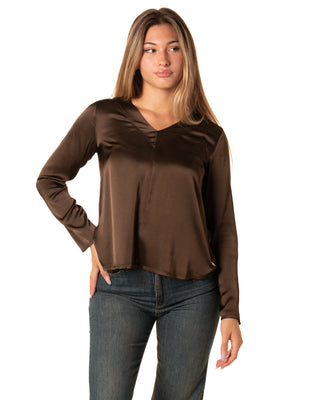 Blusa Scollo V Donna 