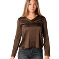 Blusa Scollo V Donna 