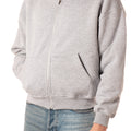 Felpa Zip Boxy Uomo 