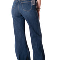 Jeans Wide Button Donna 