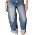 Jeans Risvolti Donna 