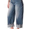 Jeans Risvolti Donna 