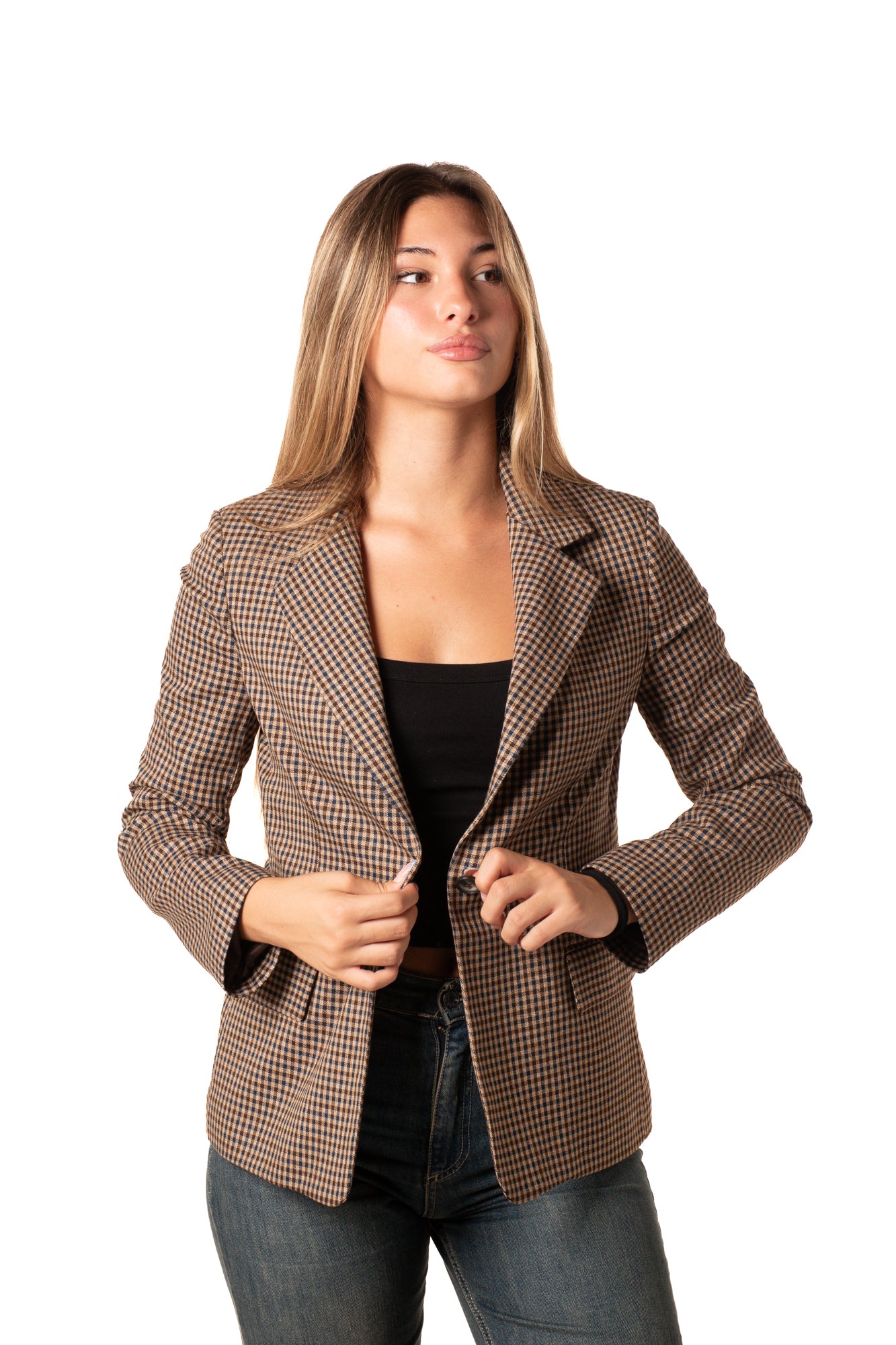 Blazer Check Donna 