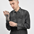 REPLAY CAMICIA JEANS GREY M4860Z.000GRY REPLAY