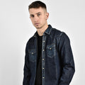 REPLAY CAMICIA JEANS BOTTONE PERLATO DARK DENIM M4860Z.512DKD REPLAY