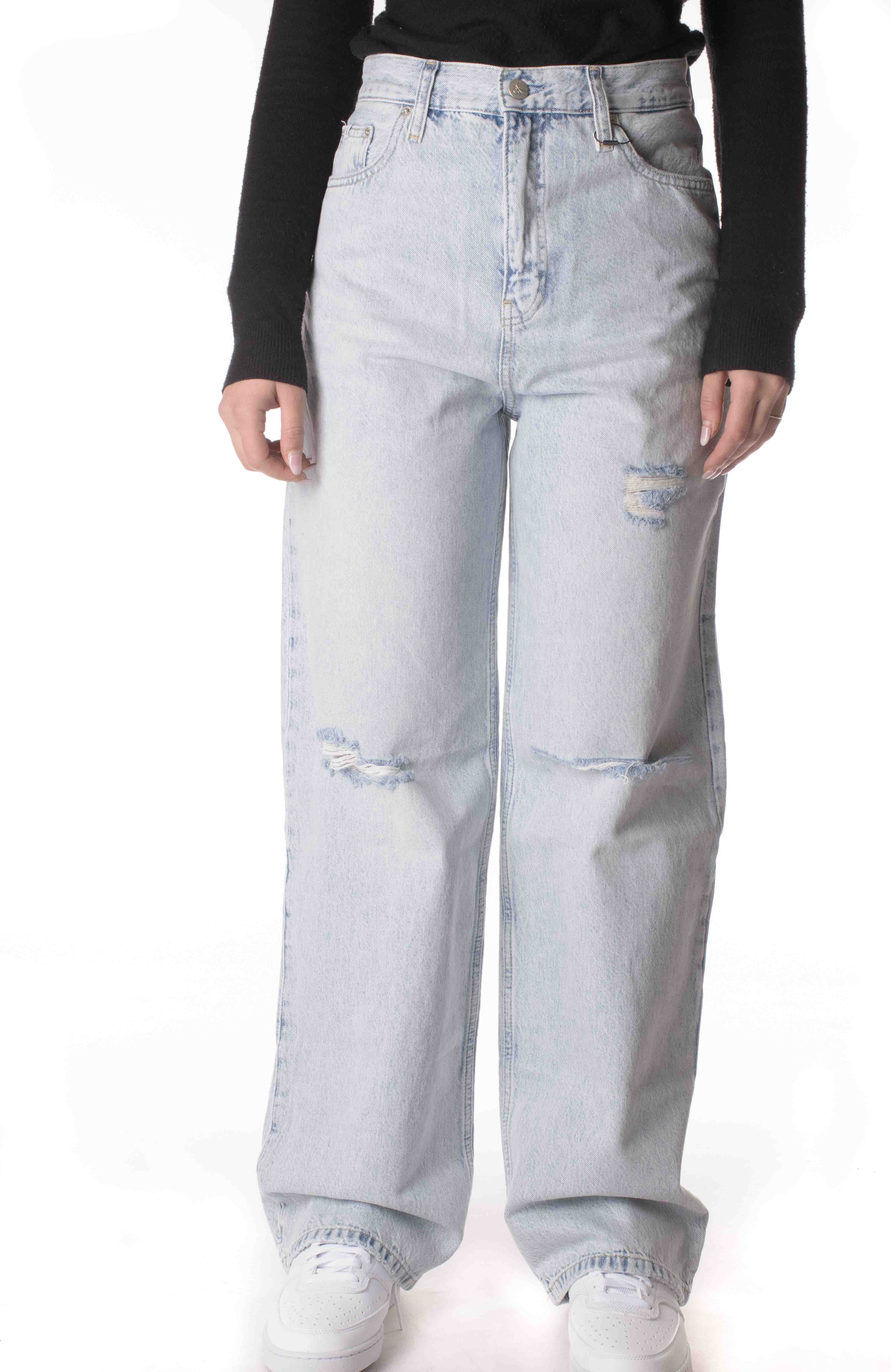 Calvin Klein Jreans High Rise Relaxed Donna J200183CELESTE CALVIN KLEIN
