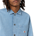 Dickies Overshirt Denim Uomo DK0A4Y3ELceleste DICKIES