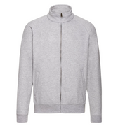 Felpa Classic Full Zip Unisex Grigia CLASSICFULLZIPGRIGIO FRUIT OF THE LOOM