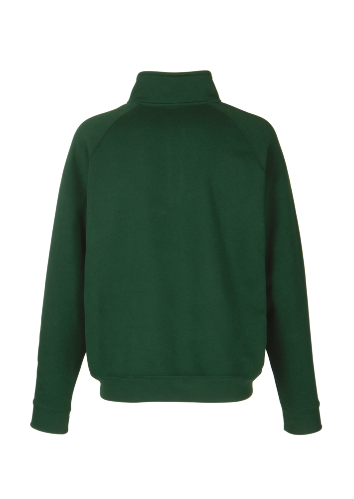 Felpa Zip 1/4 Premium Uomo Verde PREMIUM1/4ZIPVERDE FRUIT OF THE LOOM