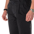 pantalone in cotone uomo navy 243438BLU BERNA
