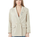 blazer doppiopetto donna beige JGE-L017BEIGE HAVEONE