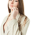 blazer doppiopetto donna beige JGE-L017BEIGE HAVEONE