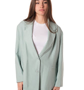 blazer oversive donna menta JMY-L048VERDE HAVEONE