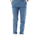 pantalone jeansato donna celeste PLS-I007BLU HAVEONE