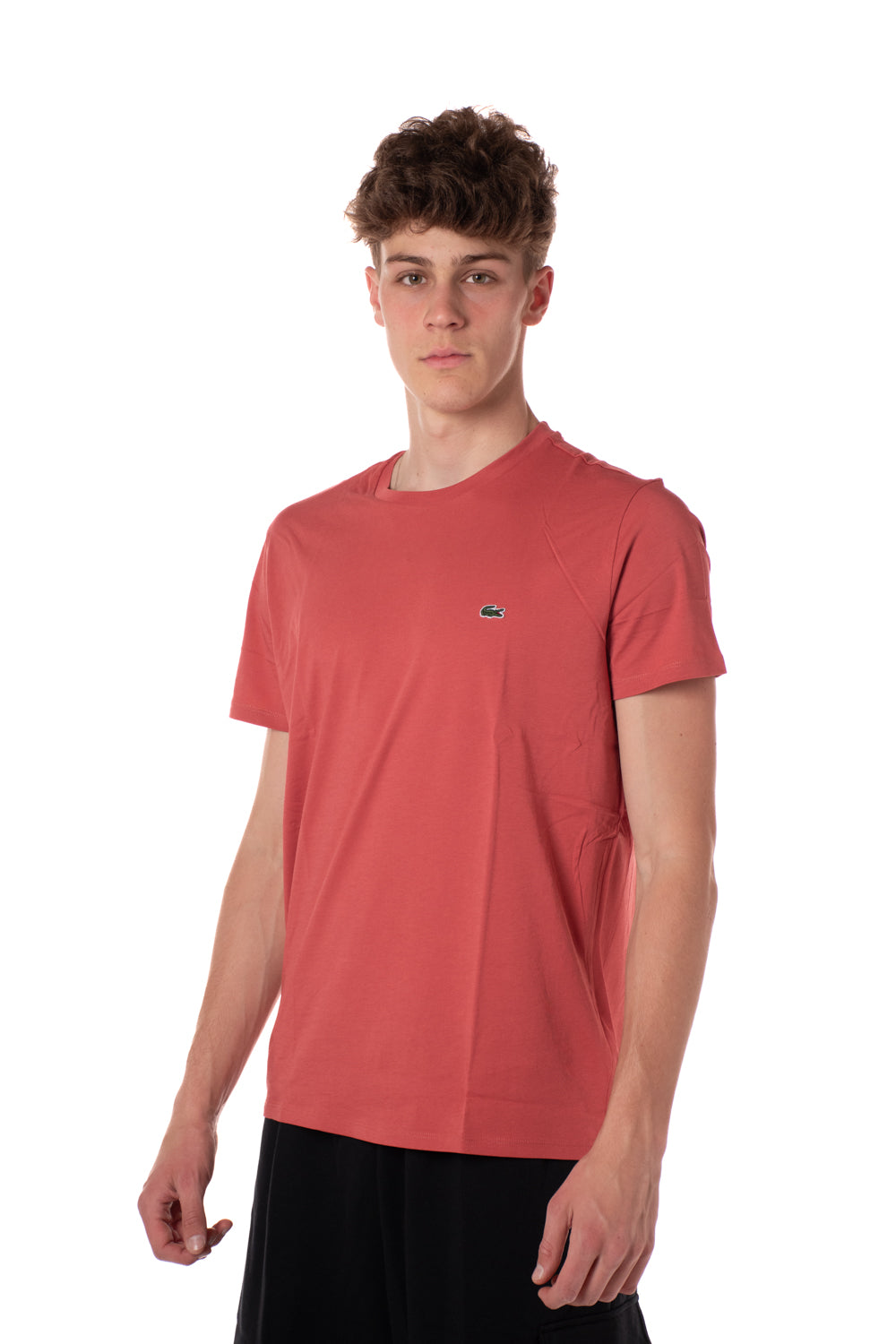 tshirt logo uomo arancione 