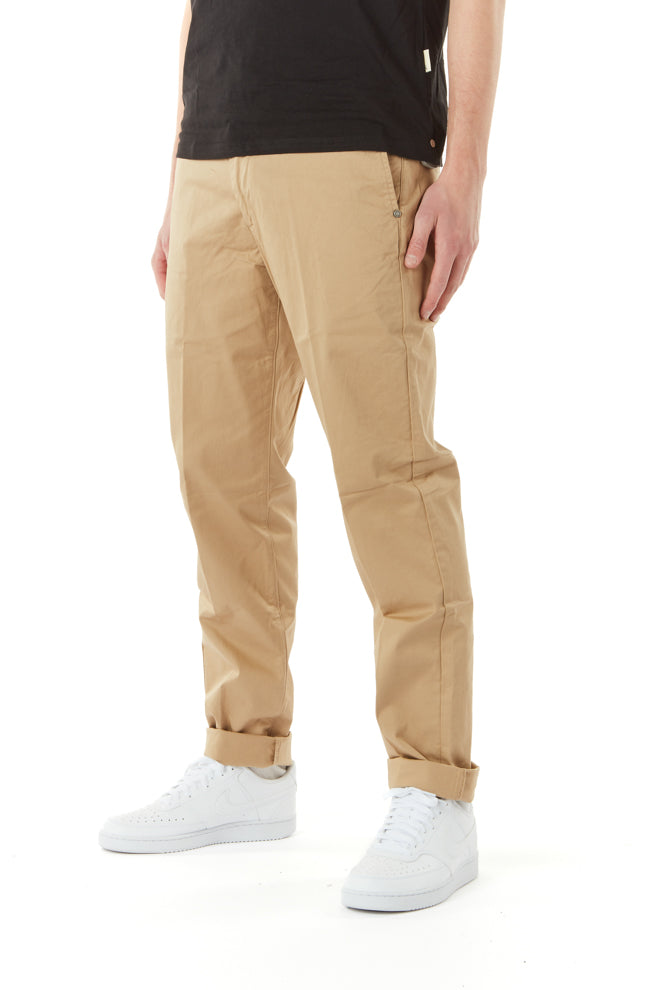 Pantalone Chino Slim Brad Uomo Beige 