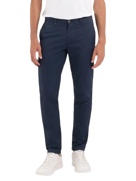 Pantalone Chino Slim Brad Uomo Blu 