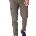 pantalone cargo uomo verde 