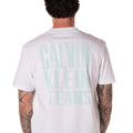 Tshirt Painted Uomo J307523BIANCO CALVIN KLEIN