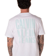 Tshirt Painted Uomo J307523BIANCO CALVIN KLEIN